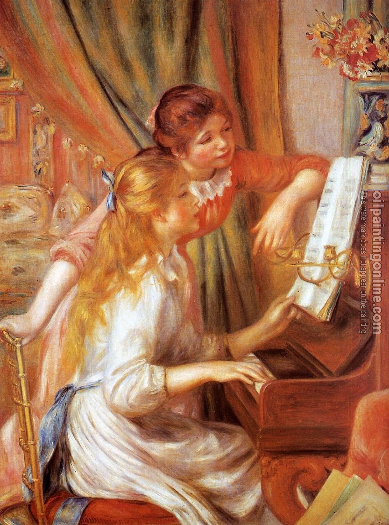 Renoir, Pierre Auguste - Girls at the Piano